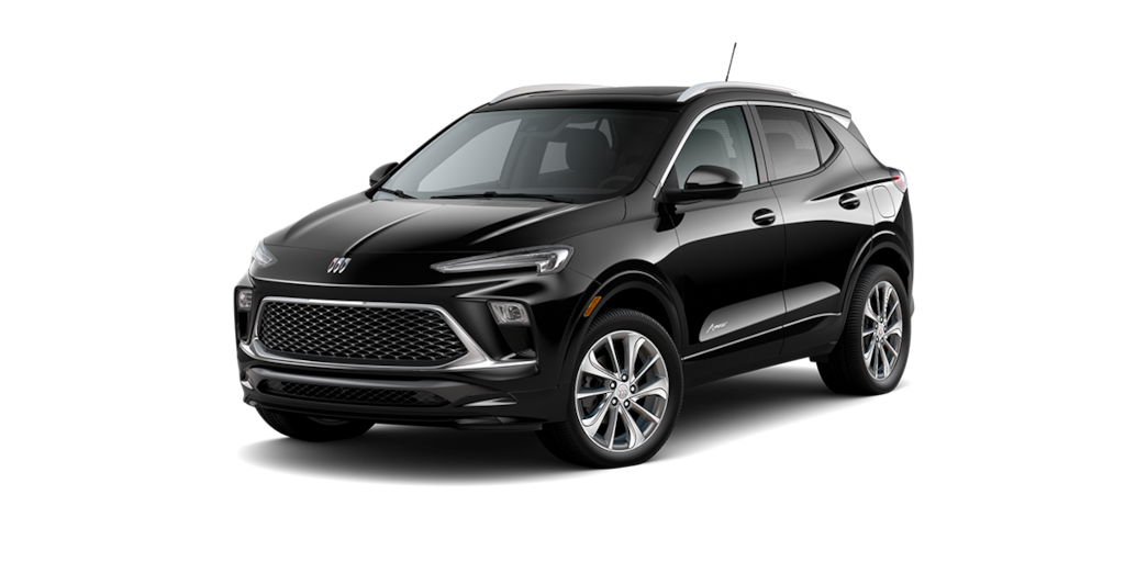 Nueva SUV compacta premium, Buick Encore 2024 Avenir color Black Meet Kettle