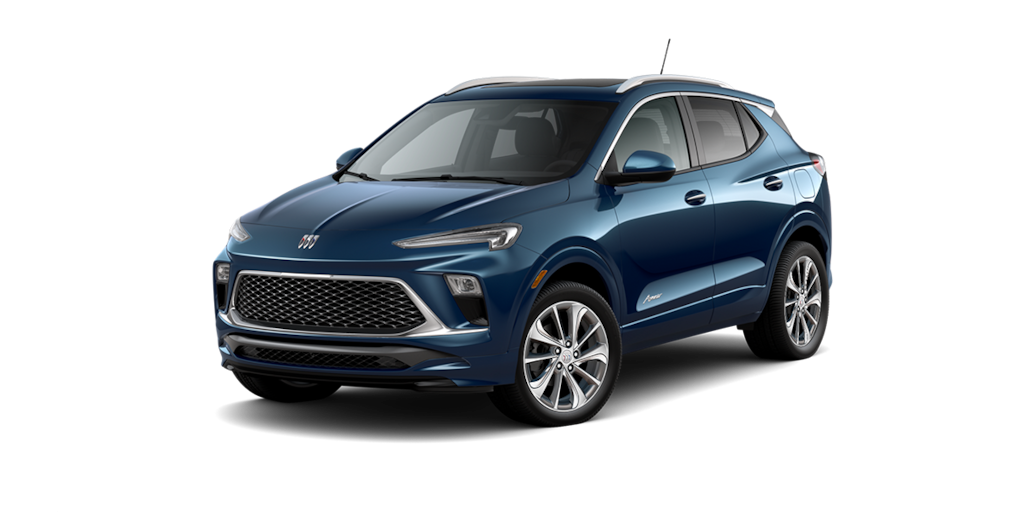 Nueva SUV compacta premium, Buick Encore 2024 Avenir color Cosmonaut Metallic