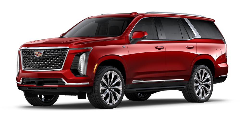 Cadillac Escalade 2026 versión SUV color Radiant Red Metallic